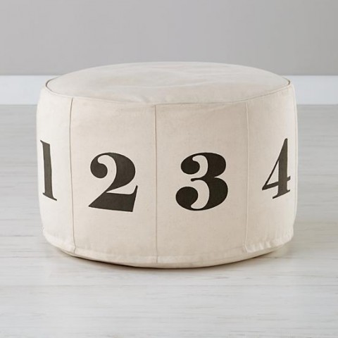 numbers-pouf