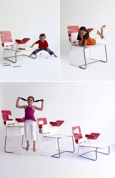 Childrens Desks on Swissmiss   Balouga Kids Desk Collection
