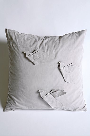 Origami Pigeon Pillow