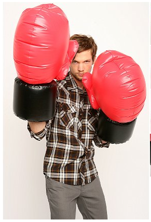 inflatable boxing gloves