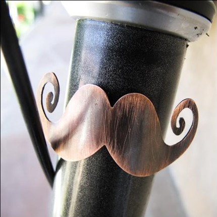 mustache on your bike