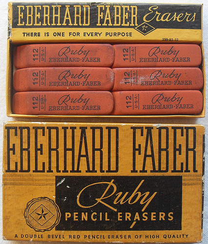 Vintage Magic Rub Eraser Eberhard Faber 1954