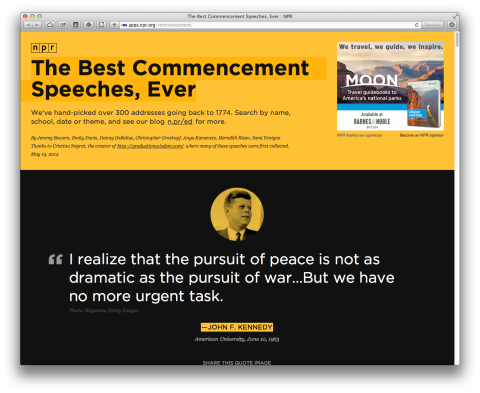 Library of Commencement Speeches