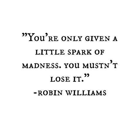 a little spark of madness
