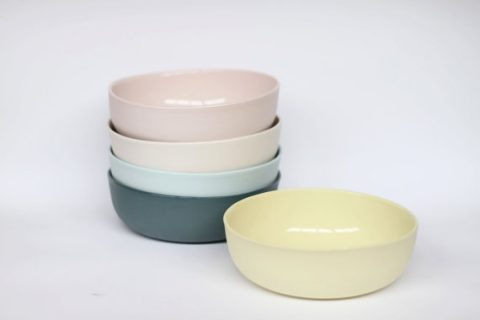 Porcelain nesting bowls