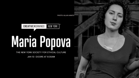 Maria Popova Berbicara di CreativeMornings